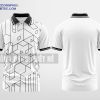 Mẫu áo polo 3D đồng phục Ngọc Linh Màu trắng thiết kế in đẹp DPP2536