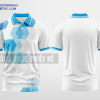 Mẫu áo polo công ty Hiện Tại Innovations Màu xanh da trời thiết kế đẹp DPP2859