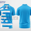 Mẫu áo polo công ty Mục Tiêu Innovations Màu xanh da trời thiết kế nổi bật DPP2821