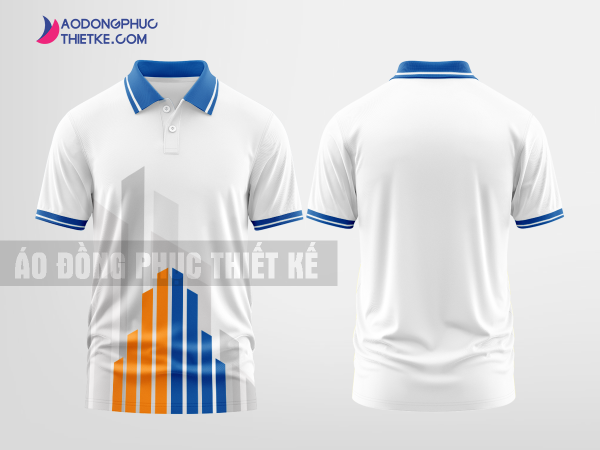 Mẫu áo polo công ty Sáng Tạo Creative Màu xanh dương thiết kế tương lai DPP2659