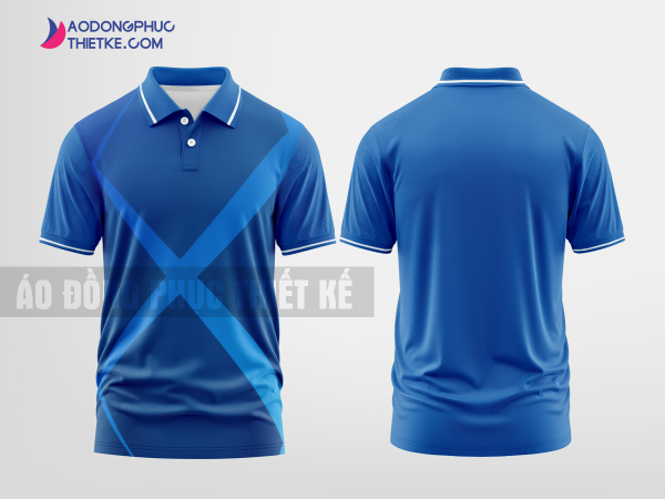 Mẫu áo polo công ty Thiên Hà Ventures Màu xanh dương thiết kế chính hãng DPP2754
