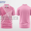 Mẫu áo polo doanh nghiệp Hoàng Anh Màu hồng phấn thiết kế nam DPP2506