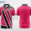 Mẫu áo polo doanh nghiệp Hòn Non Bộ Enterprises Màu hồng thiết kế nữ DPP2753
