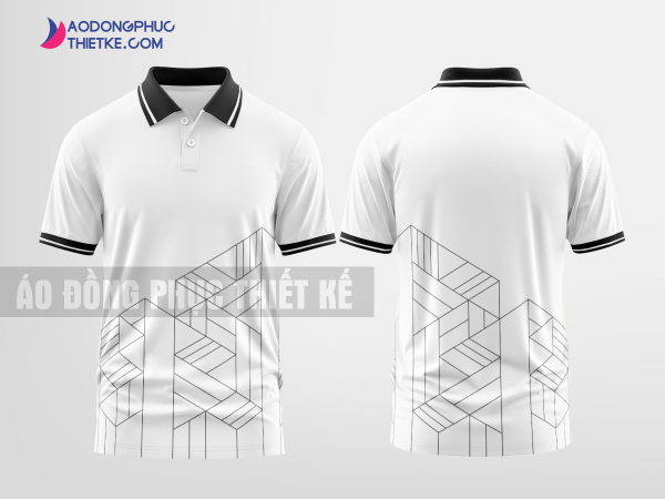 Mẫu áo polo doanh nghiệp Linh Thảo Màu trắng thiết kế uy tín DPP2544