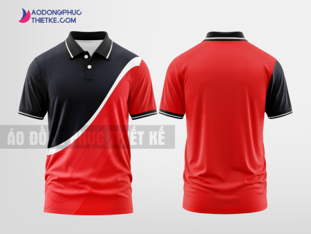 Mẫu áo polo doanh nghiệp Mặt Trời Màu đỏ thiết kế ấn tượng DPP2563
