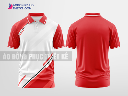 Mẫu áo polo doanh nghiệp Phước Long A Enterprises Màu đỏ thiết kế sáng tạo DPP2998