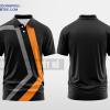 Mẫu áo polo doanh nghiệp Thiên Thần Group Màu đen thiết kế đẳng cấp DPP2734