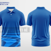 Mẫu áo polo doanh nghiệp Thông Minh Clever Màu xanh dương thiết kế cao cấp DPP2715