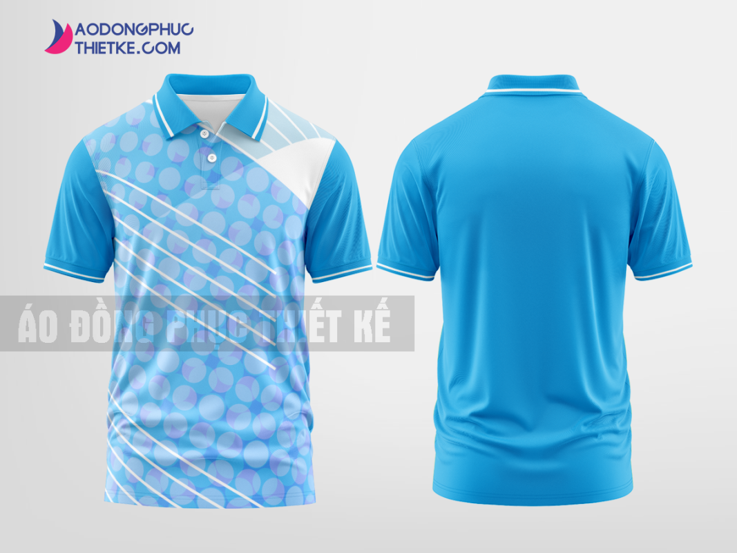 Mẫu áo polo đồng phục Khám Phá Holdings Màu Xanh da trời thiết kế đẳng cấp DPP2906