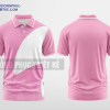 Mẫu áo polo đồng phục Mạnh Mẽ Mighty Màu hồng thiết kế đẹp DPP2687