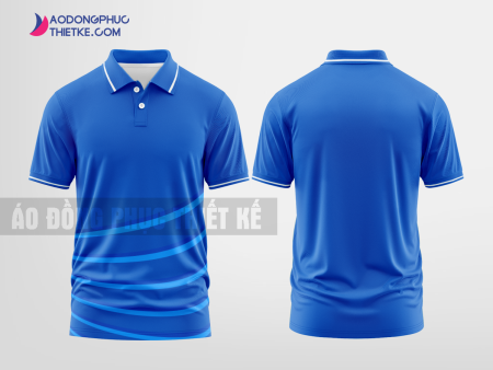 Mẫu áo thun đồng phục 3D Đất Vững Innovations Màu xanh dương thiết kế nổi bật DPP2827