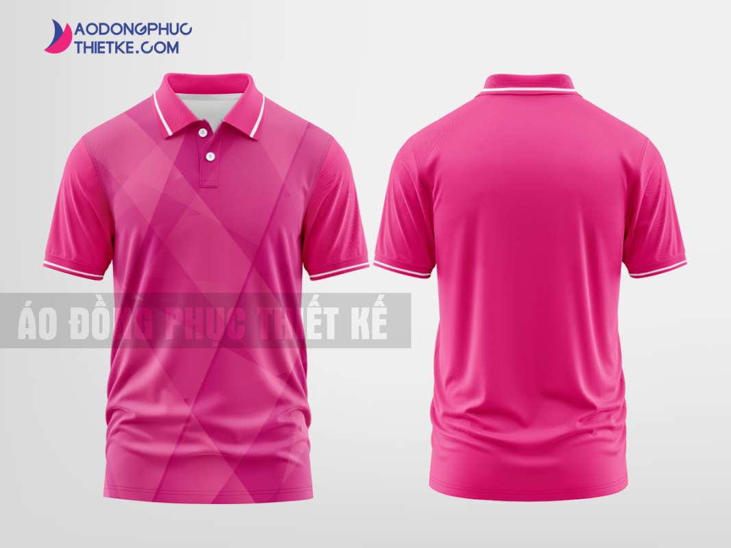 Mẫu áo thun đồng phục 3D Hài Hòa Balanced Màu hồng thiết kế ấn tượng DPP2684