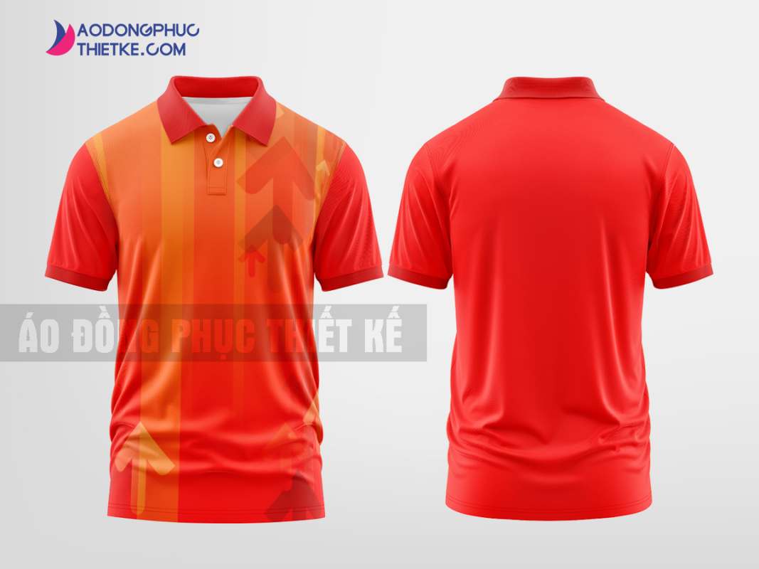 Mẫu áo thun đồng phục 3D Năng Động Ventures Màu đỏ thiết kế tương lai DPP2646