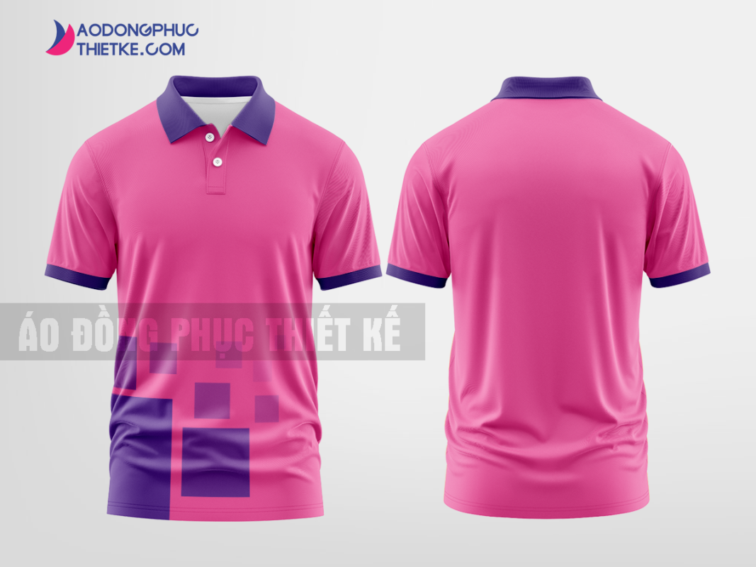 Mẫu áo thun đồng phục 3D Phần Mềm Innovations Màu hồng thiết kế uy tín DPP2865