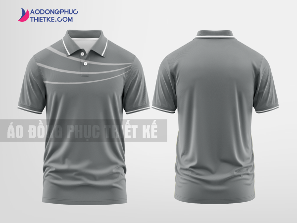 Mẫu áo thun đồng phục 3D Thụy Khuê Corporation Màu xám thiết kế cao cấp DPP2929