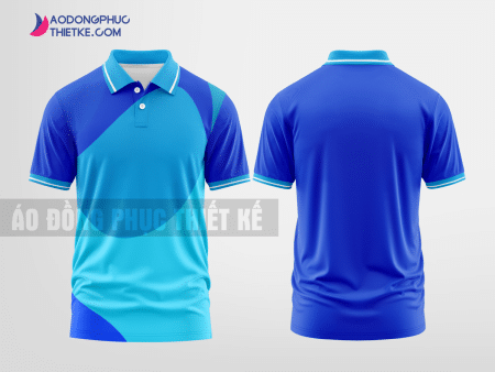 Mẫu áo thun đồng phục 3D Tự Hào Proud Màu xanh dương tự thiết kế DPP2703