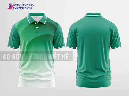 Mẫu áo thun đồng phục Chủ Thể Holdings Màu ngọc thạch thiết kế thương hiệu DPP2822