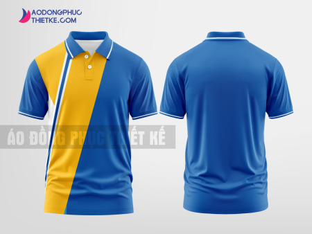 Mẫu áo thun đồng phục Vĩnh Tuy Holdings Màu xanh dương thiết kế giá rẻ DPP2943