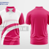 Mẫu áo thun đồng phục cổ trụ Mặt Trăng Innovations Màu hồng thiết kế nổi bật DPP2767