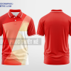 Mẫu áo thun đồng phục cổ trụ Sự Kiện Holdings Màu Đỏ Son thiết kế thương hiệu DPP2796