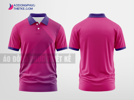 Mẫu áo thun đồng phục công ty Chuyên Gia Holdings Màu hồng thiết kế ấn tượng DPP2856