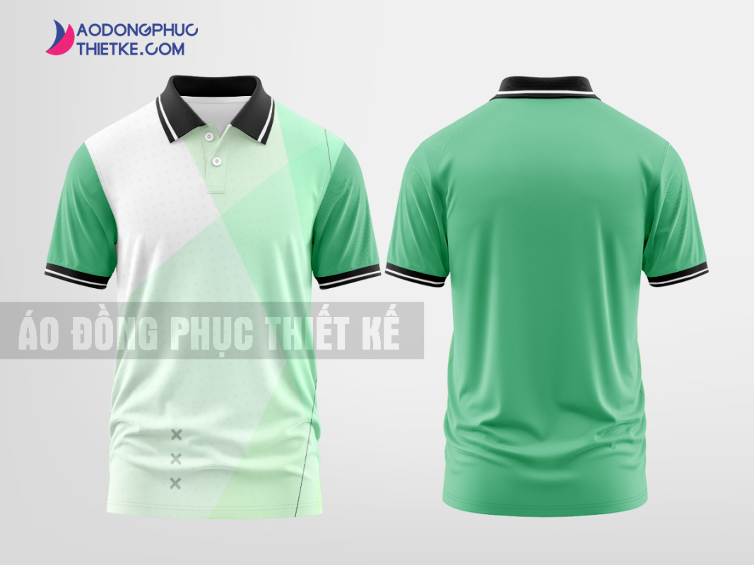Mẫu áo thun đồng phục công ty Đối Thủ Innovations Màu men ngọc thiết kế tương lai DPP2799
