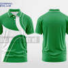 Mẫu áo thun đồng phục công ty Dòng Sông Màu xanh lá thiết kế giá rẻ DPP2599