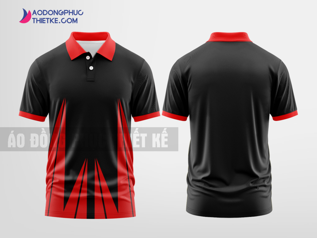 Mẫu áo thun đồng phục công ty Kiến Hưng Group Màu đen thiết kế may đẹp DPP2977