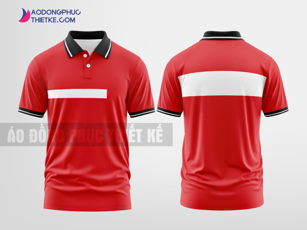 Mẫu áo thun đồng phục công ty Ngọc Thuỵ Corporation Màu Đỏ thiết kế sáng tạo DPP2958