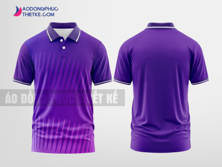 Mẫu áo thun đồng phục công ty Tân Phú Corporation Màu tím thiết kế chất lượng DPP2996