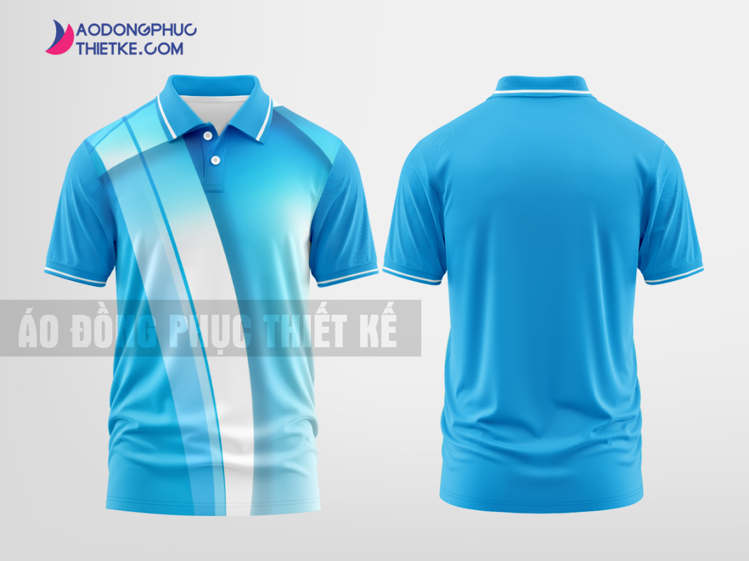 Mẫu áo thun đồng phục công ty Tình Người Holdings Màu Xanh da trời thiết kế sáng tạo DPP2780