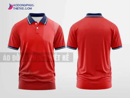 Mẫu áo thun đồng phục công ty Vô Song Holdings Màu đỏ thiết kế tốt nhất DPP2751