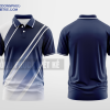 Mẫu áo thun đồng phục doanh nghiệp Kim Cương Holdings Màu tím than thiết kế sáng tạo DPP2733