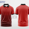 Mẫu áo thun đồng phục doanh nghiệp Trận Đấu Holdings Màu đỏ tự thiết kế DPP2800