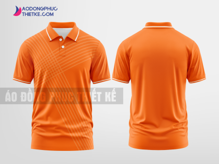 Mẫu áo thun polo Đồng Tâm Innovations Màu da cam thiết kế nổi bật DPP2934