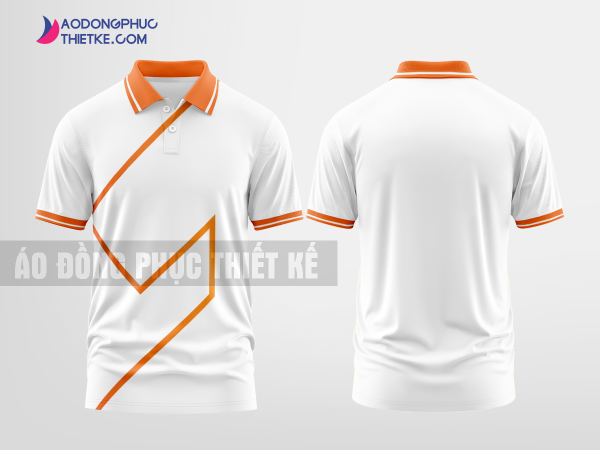 Mẫu áo thun polo Việt Vượng Màu trắng thiết kế tương lai DPP2594
