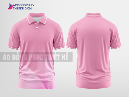 Mẫu đồng phục áo polo Đất Việt Màu hồng thiết kế nữ DPP2628