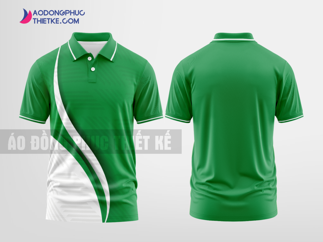 Mẫu đồng phục áo polo Phòng Khách Holdings Màu xanh lá thiết kế cao cấp DPP2790