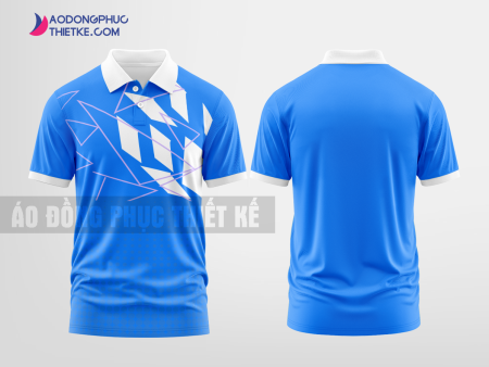 Mẫu đồng phục áo polo Thanh Bình Innovations Màu xanh da trời thiết kế nổi bật DPP2987