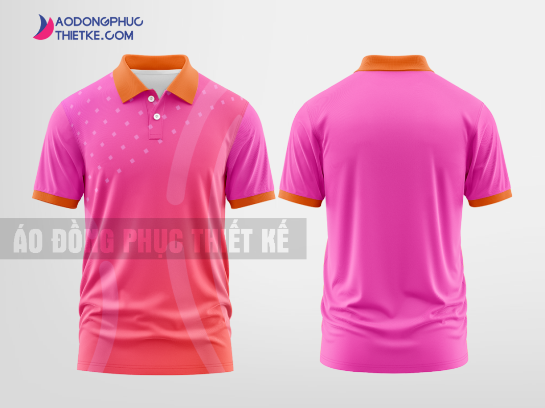 Mẫu đồng phục áo polo Tự Do Innovations Màu hồng thiết kế tương lai DPP2885