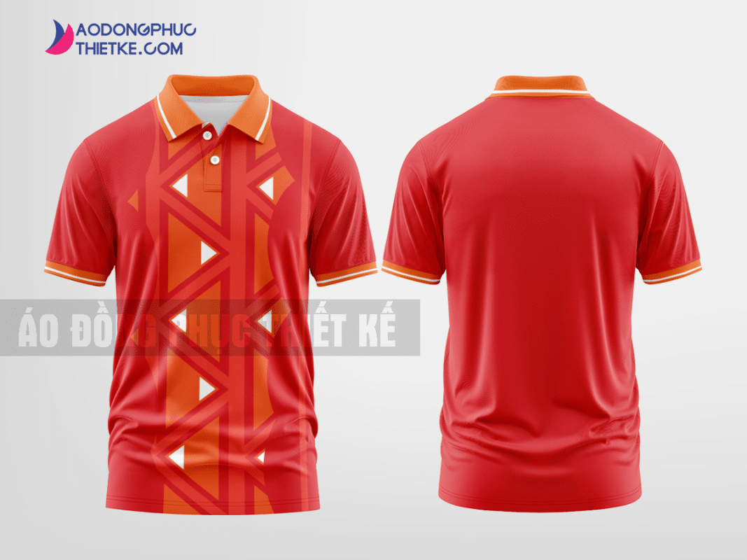 Mẫu uniform polo Bền Vững Enduring Màu đỏ thiết kế chất lượng DPP2705