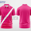 Mẫu uniform polo Tương Lai Holdings Màu hồng thiết kế in đẹp DPP2810