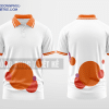 Mẫu áo đồng phục Bảo hiểm Hanwha màu cam thiết kế đẹp DPP32A