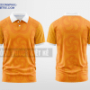 Mẫu áo đồng phục Bất Động Sản Hưng Thịnh Land màu cam thiết kế đẹp mẫu 1 DPP37A