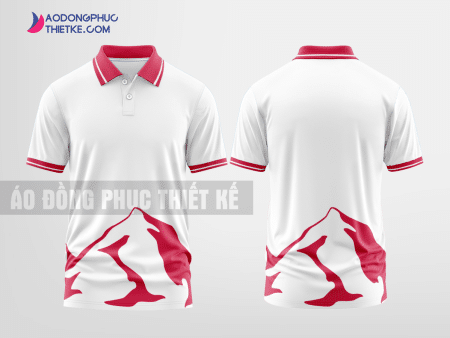 Mẫu áo đồng phục Bảo hiểm AIA màu hồng thiết kế mẫu 2 DPP98B