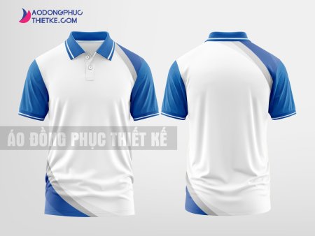 Mẫu áo đồng phục Ha Long Travel màu trắng thiết kế mẫu 4 DPP140D