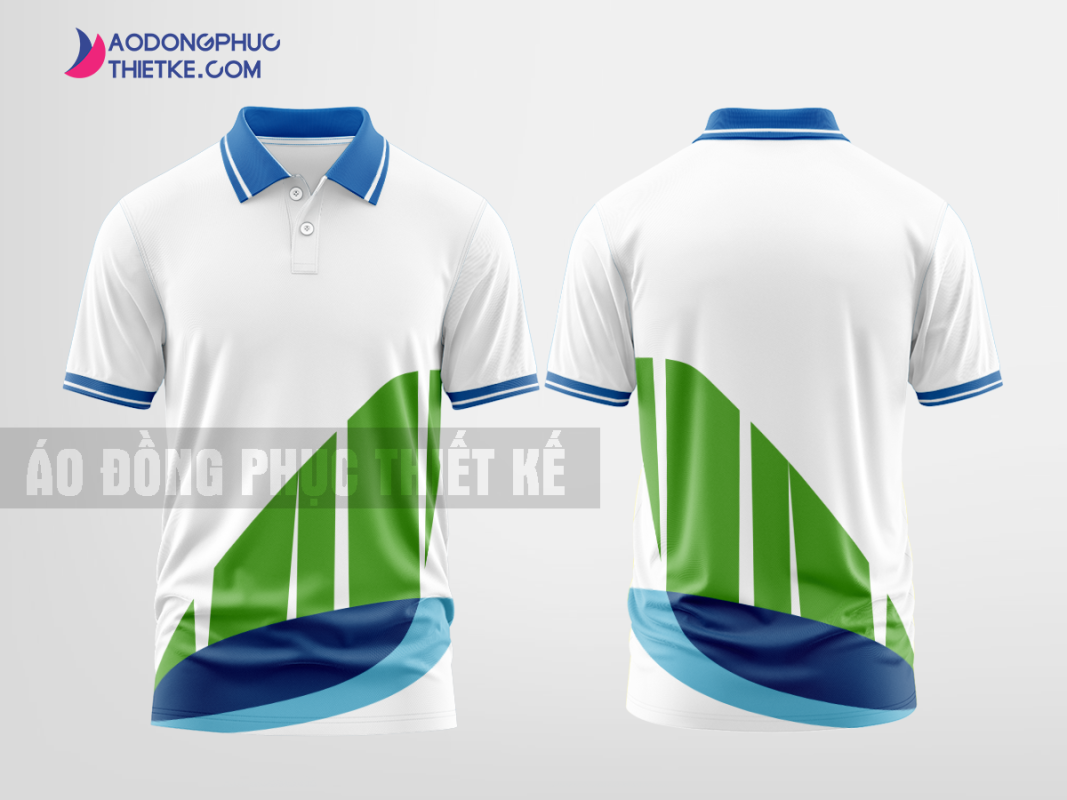 Mẫu áo đồng phục Bamboo Airways màu xanh nõn chuối thiết kế mẫu 1 DPP193A