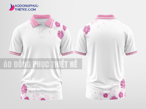 Mẫu áo đồng phục Sakura màu hồng thiết kế mẫu 2 DPP194B